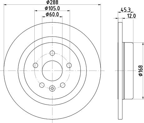 Mintex MDC2688 - Discofreno autozon.pro