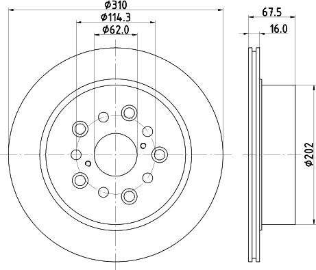 Mintex MDC2637 - Discofreno autozon.pro