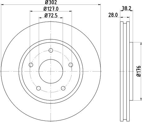 Mintex MDC2097 - Discofreno autozon.pro