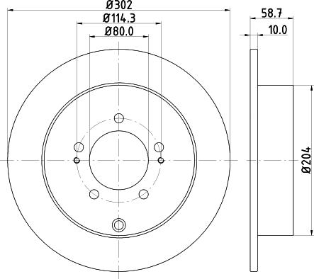 Mintex MDC2041 - Discofreno autozon.pro