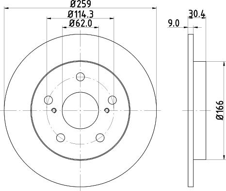 Mintex MDC2048 - Discofreno autozon.pro