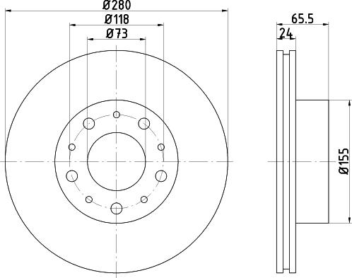 Mintex MDC2154 - Discofreno autozon.pro