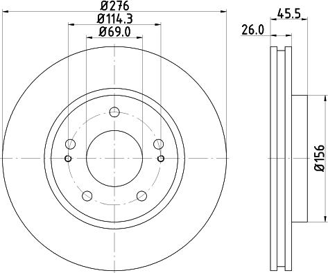 Mintex MDC2119 - Discofreno autozon.pro