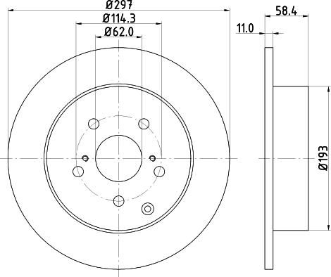 Mintex MDC2183 - Discofreno autozon.pro