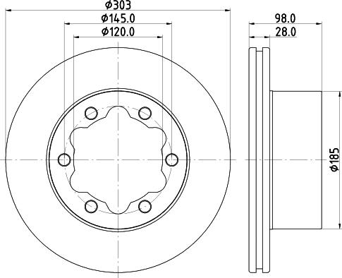 Mintex MDC2840C - Discofreno autozon.pro