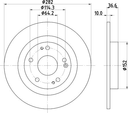 Mintex MDC2857C - Discofreno autozon.pro