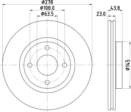 Mintex MDC2864C - Discofreno autozon.pro