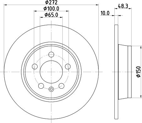 Mintex MDC2800C - Discofreno autozon.pro