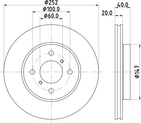 Mintex MDC2813C - Discofreno autozon.pro