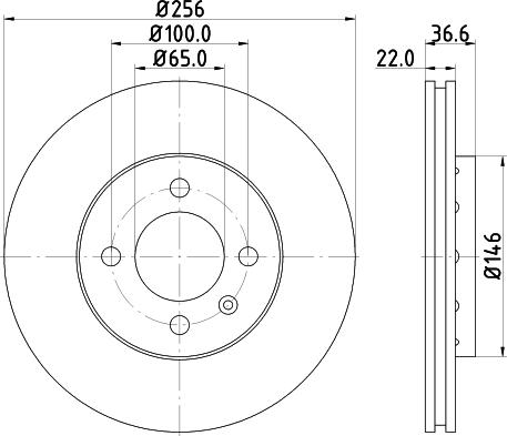 Mintex MDC2364 - Discofreno autozon.pro