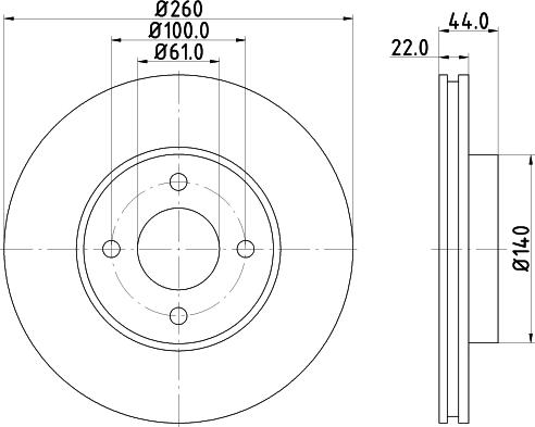 Mintex MDC2365 - Discofreno autozon.pro