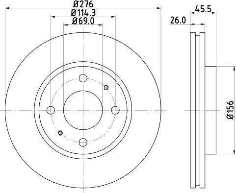 Mintex MDC2306 - Discofreno autozon.pro