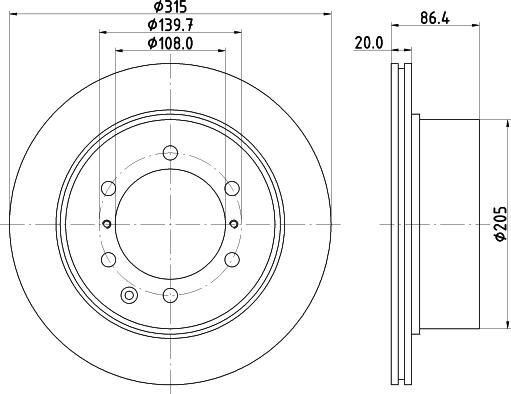 Mintex MDC2300 - Discofreno autozon.pro