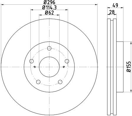 Mintex MDC2314 - Discofreno autozon.pro