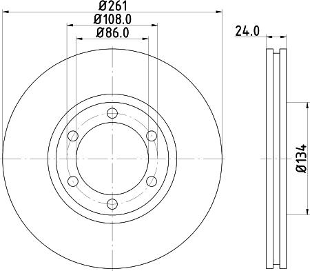 Mintex MDC2310 - Discofreno autozon.pro