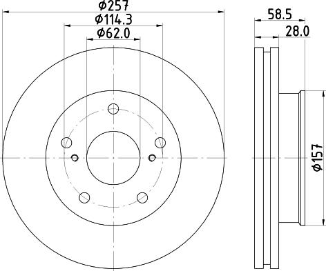 Mintex MDC2322 - Discofreno autozon.pro