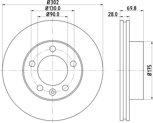 Mintex MDC2240 - Discofreno autozon.pro