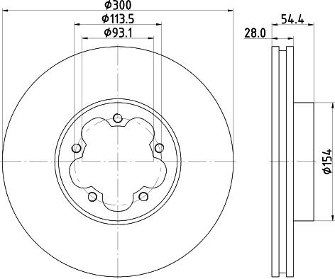 Mintex MDC2264 - Discofreno autozon.pro