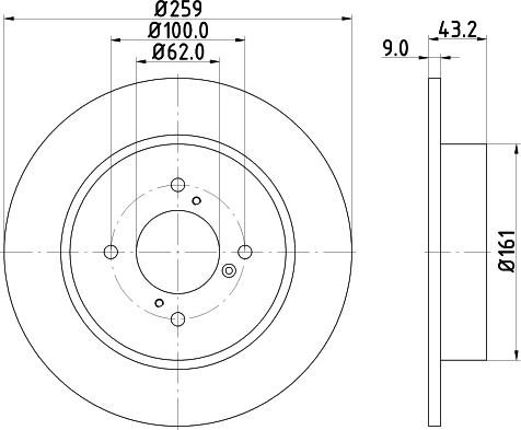 Mintex MDC2267 - Discofreno autozon.pro