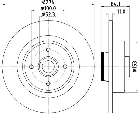 Mintex MDC2201 - Discofreno autozon.pro