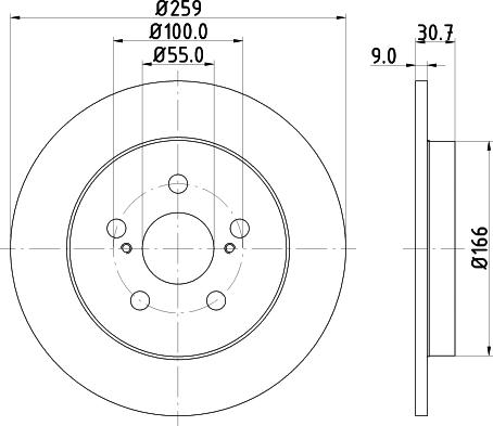 Mintex MDC2203 - Discofreno autozon.pro