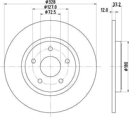 Mintex MDC2754 - Discofreno autozon.pro