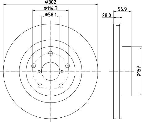 Mintex MDC2756 - Discofreno autozon.pro