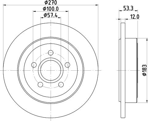 Mintex MDC2707 - Discofreno autozon.pro