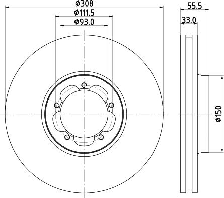 Mintex MDC2719 - Discofreno autozon.pro