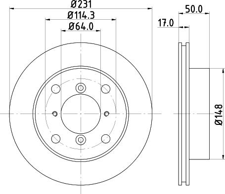 Mintex MDC791 - Discofreno autozon.pro