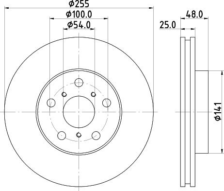 Mintex MDC746 - Discofreno autozon.pro