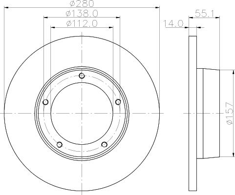 Mintex MDC752 - Discofreno autozon.pro