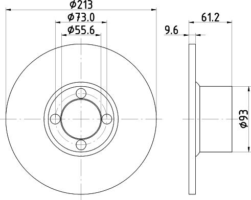 Mintex MDC75 - Discofreno autozon.pro