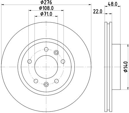 Mintex MDC700 - Discofreno autozon.pro