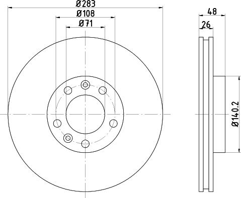 Mintex MDC702 - Discofreno autozon.pro