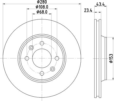 Mintex MDC710 - Discofreno autozon.pro