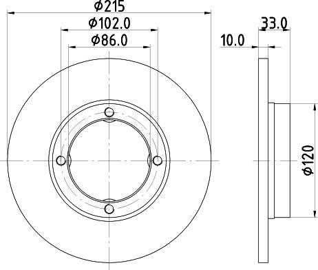 Mintex MDC713 - Discofreno autozon.pro