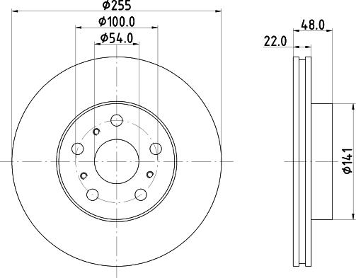 Mintex MDC717 - Discofreno autozon.pro