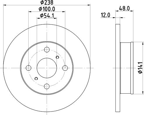 Mintex MDC725 - Discofreno autozon.pro