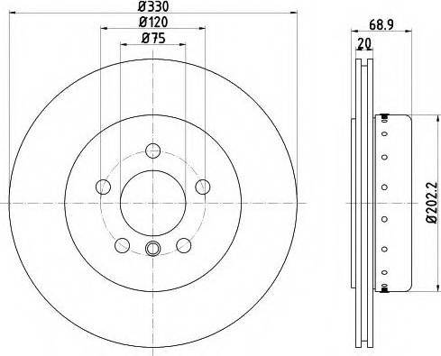 Mintex MDCB2585 - Discofreno autozon.pro