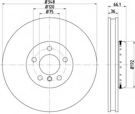 Mintex MDCB2580R - Discofreno autozon.pro