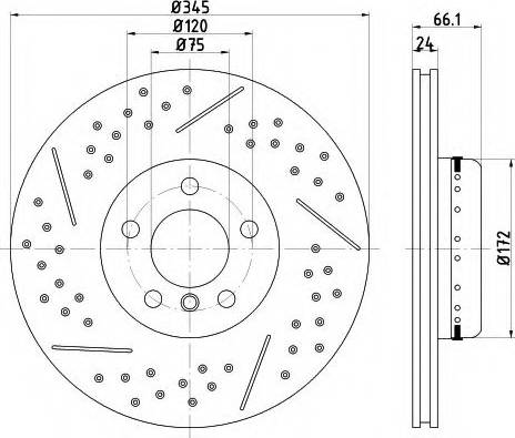 Mintex MDCB2574 - Discofreno autozon.pro