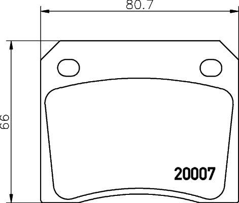 Mintex MGB521 - Kit pastiglie freno, Freno a disco autozon.pro