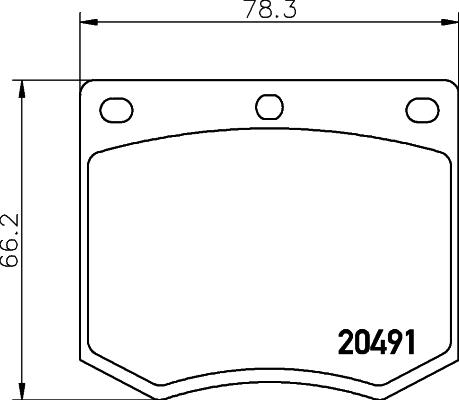 Mintex MGB633 - Kit pastiglie freno, Freno a disco autozon.pro