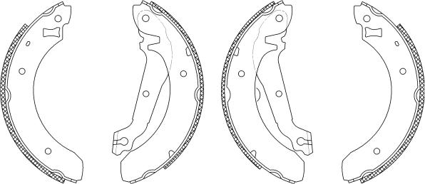 Mintex MSK057 - Kit ganasce freno autozon.pro