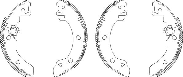 Mintex MSK062 - Kit ganasce freno autozon.pro