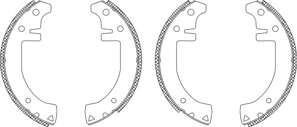 Mintex MSK037 - Kit ganasce freno autozon.pro