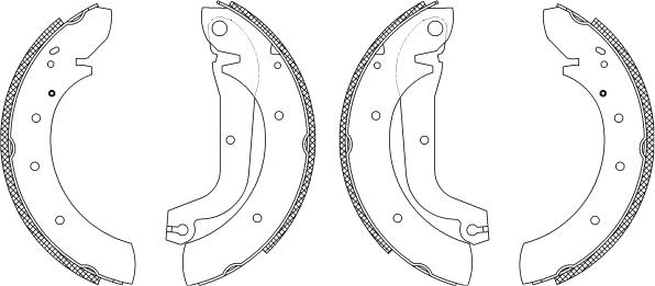 Mintex MSK165 - Kit ganasce freno autozon.pro