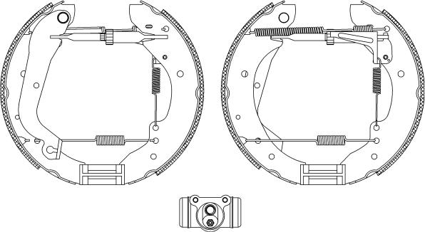 Mintex MSK294 - Kit ganasce freno autozon.pro