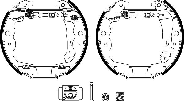 Mintex MSP420 - Kit ganasce freno autozon.pro